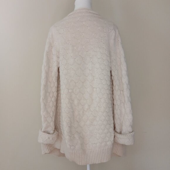 Zadig & Voltaire Daphnee Alpaca Lambswool Blend Open Cardigan Sweater Size S - Picture 5 of 8